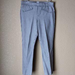 NWOT GAP Black & White Plaid Signature Skinny sz 6